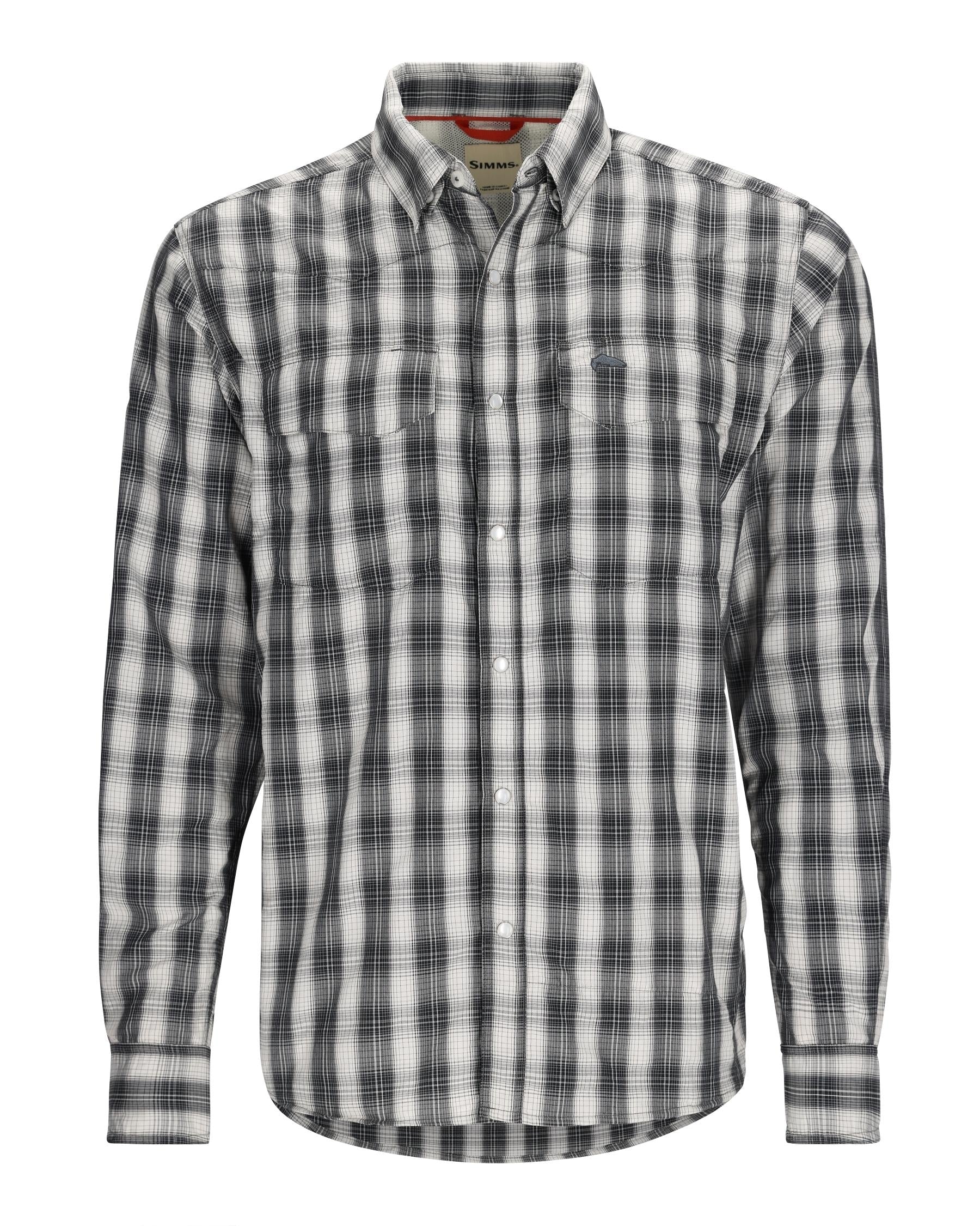 Camisa Simms BIG SKY BLACK PLAID