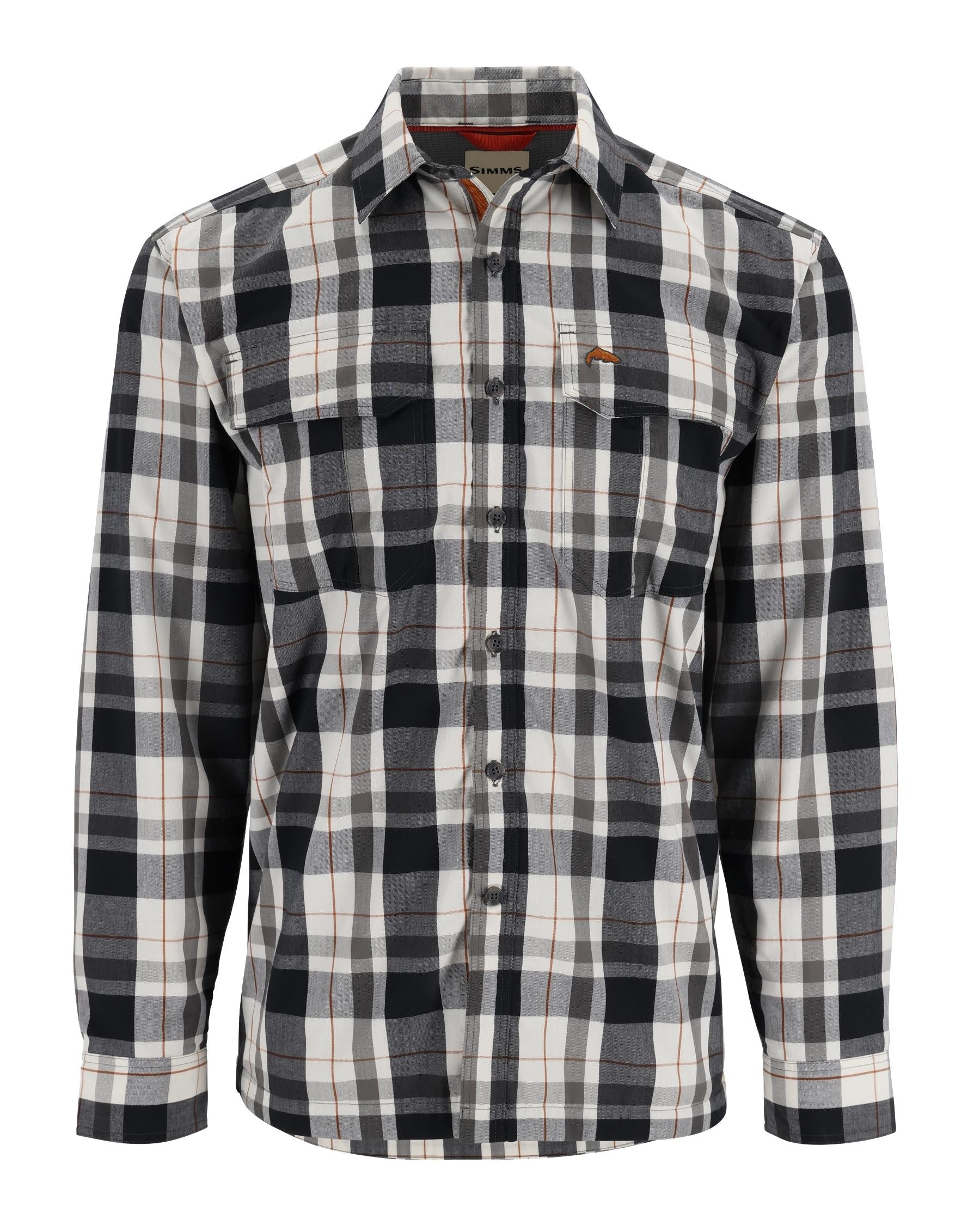 Simms Coldweather Shirt GUNMETAL LOGAN PLAID