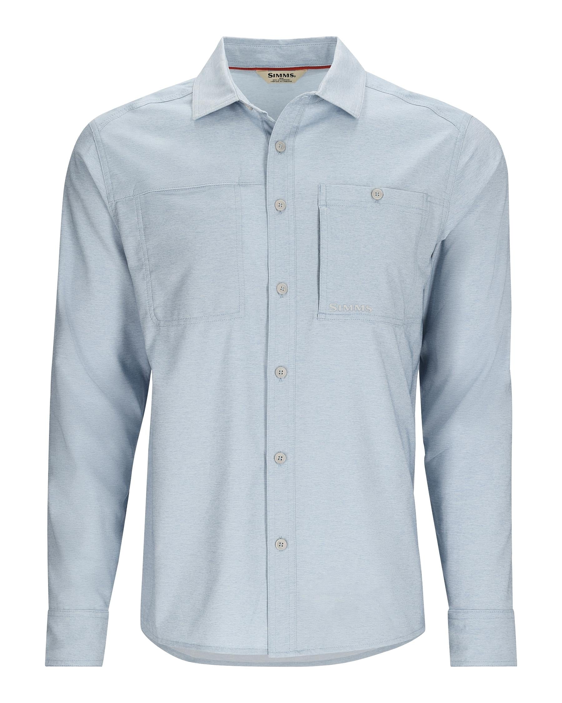 Camisa Simms Challenger Steel Blue