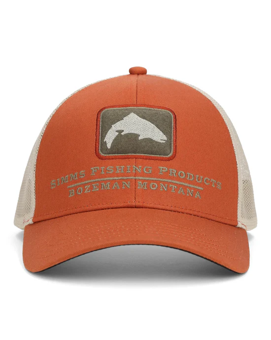 Gorro Simms DOUBLE HAUL ICON TRUCKER SIMMS ORANGE